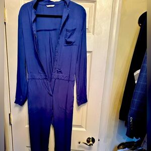 Blue jumpsuit
